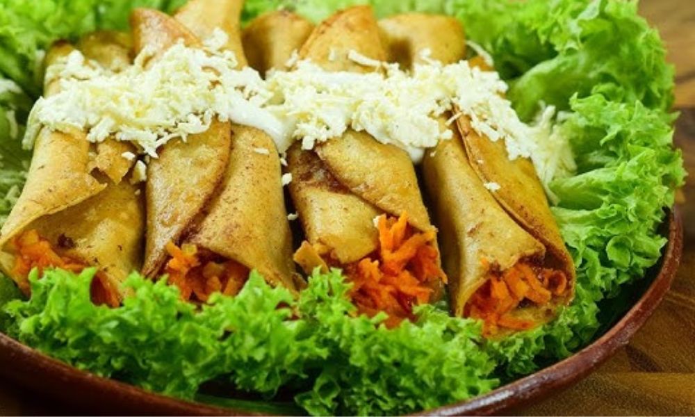 Receta de tacos dorados de zanahoria