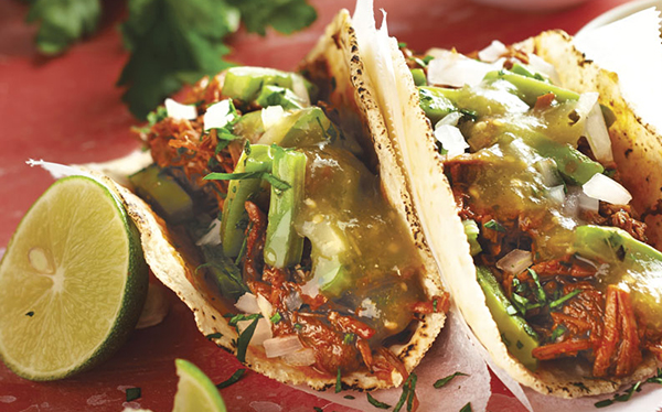 Tacos de mixiote de carnero