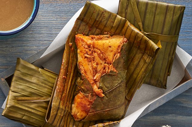 Tamales de puerco en hoja de plátano | Receta mexicana