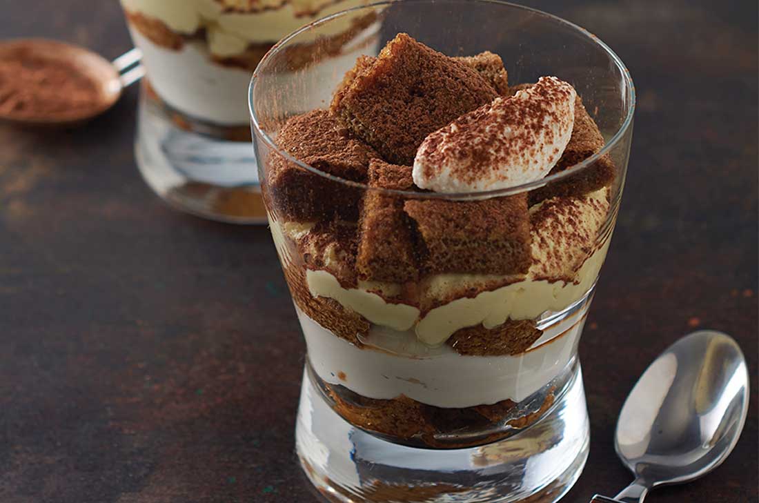 Tiramisú en vaso