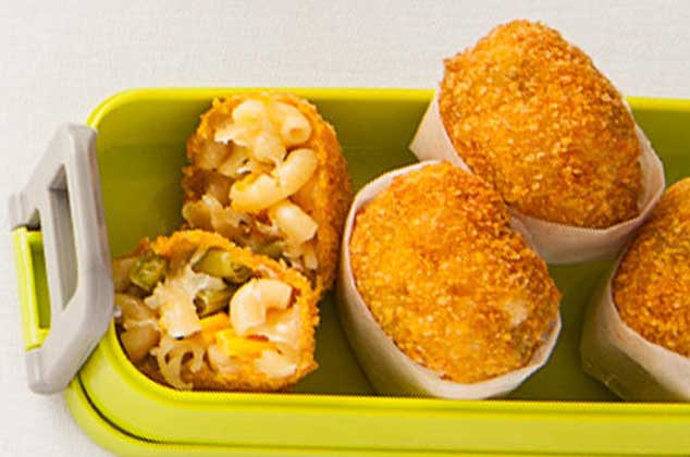 bolitas de coditos con queso