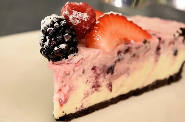 Receta original Cheesecake de frutos rojos sin horno