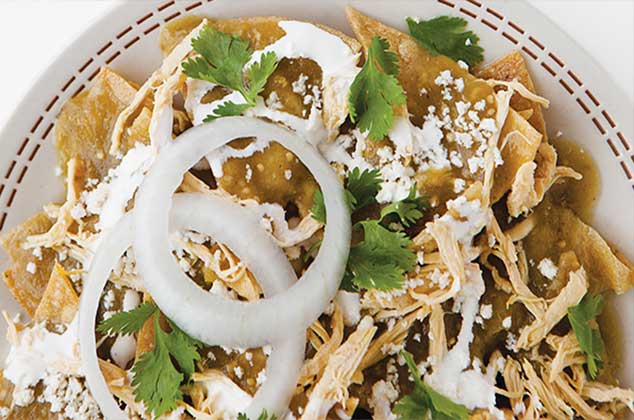 Chilaquiles verdes para principiantes