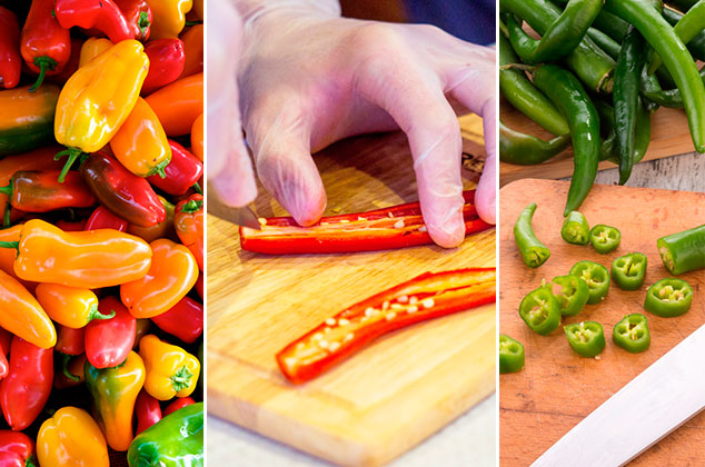 Formas de desflemar chiles para que piquen menos y sin enchilarte los dedos