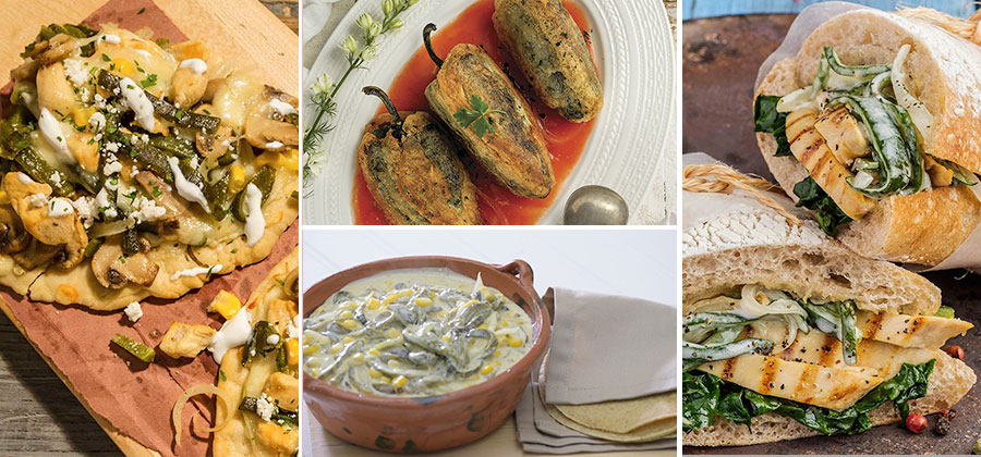 Recetas con chile poblano perfectas para chuparse los dedos