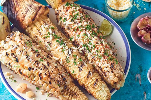 Prepara esta receta de elotes asados, es justa para estas fiestas patrias.