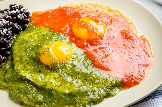 Receta de huevos dovorciados