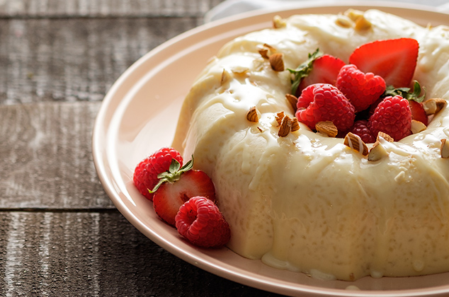 Gelatina de arroz con leche