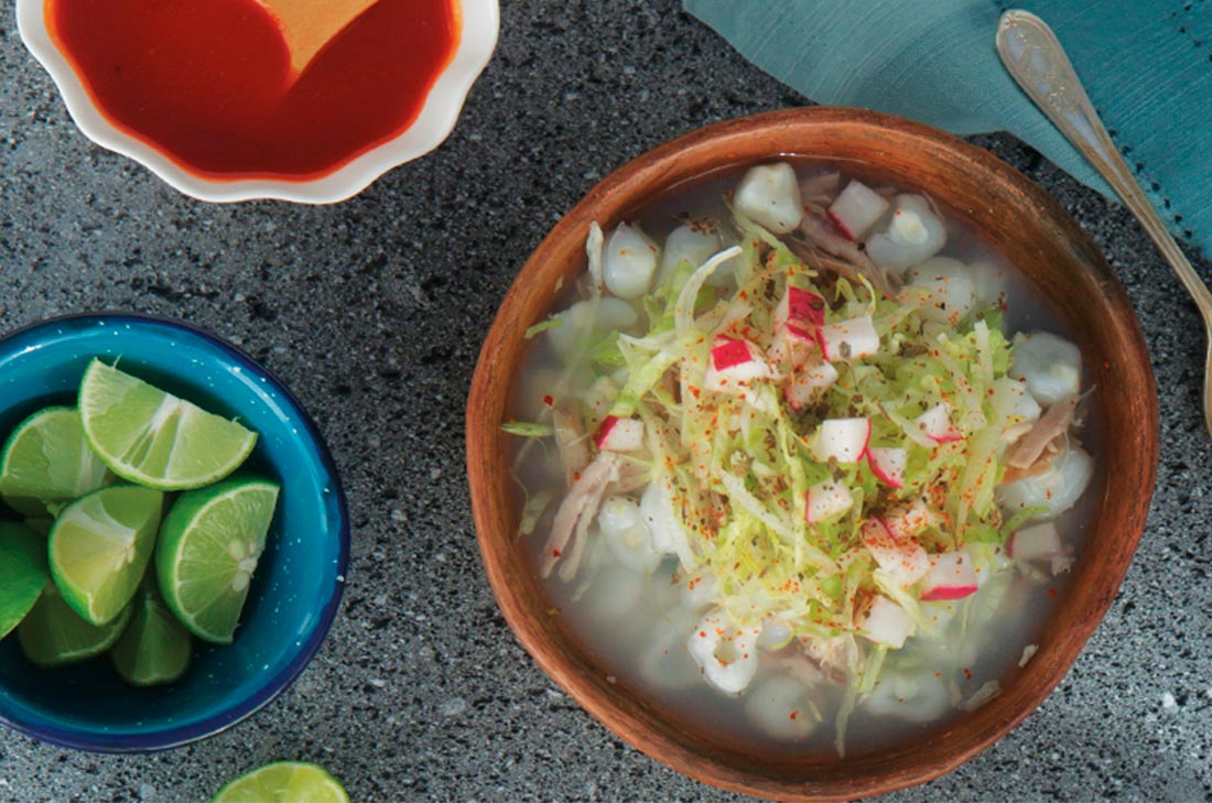 Pozole blanco de puerco