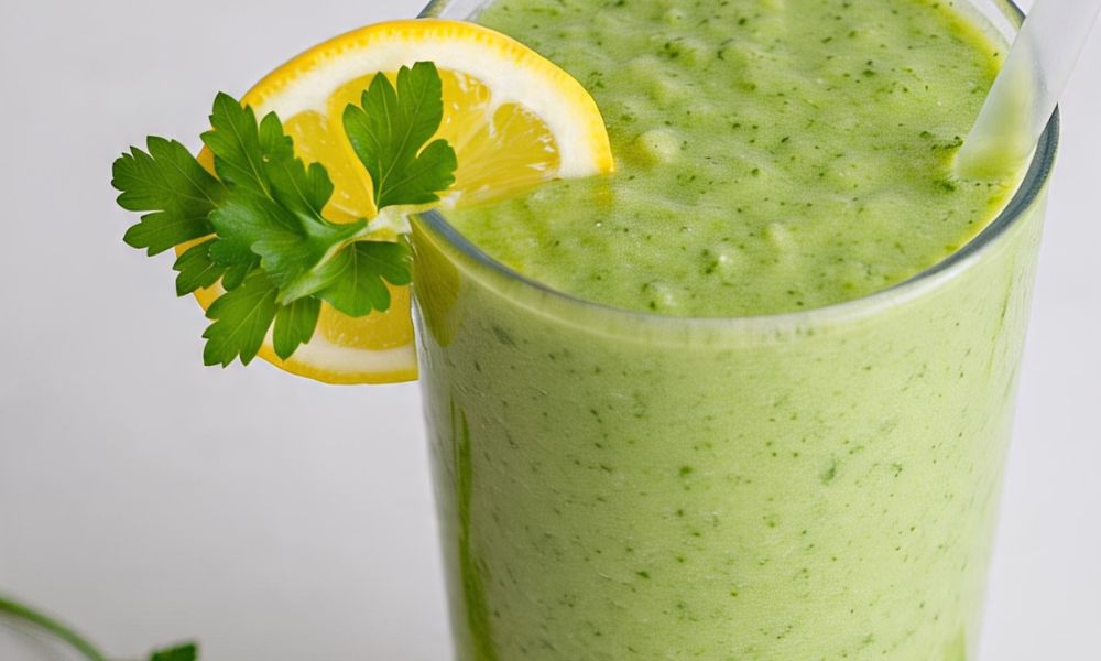 Receta de agua de perejil con limón