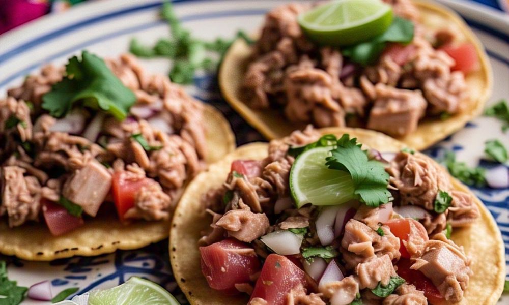 Receta de tostadas de salpicón de atún
