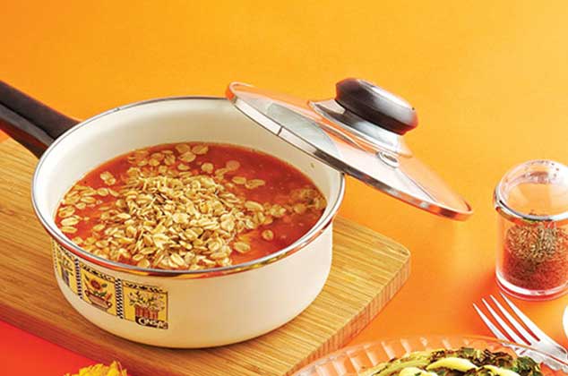 receta casera de sopa de avena con jitomate