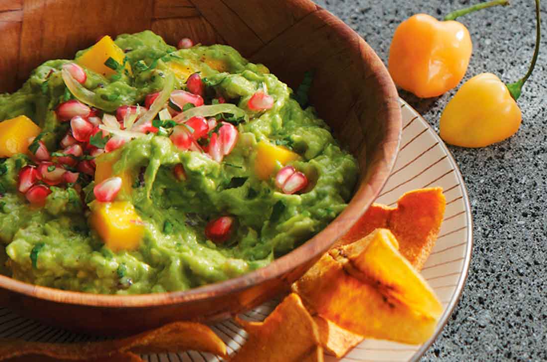 Receta de Guacamole con mango | Salsas con fruta