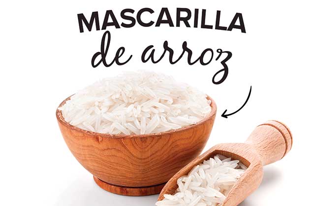 cómo hacer una mascarilla natural de arroz para rejuvenecer