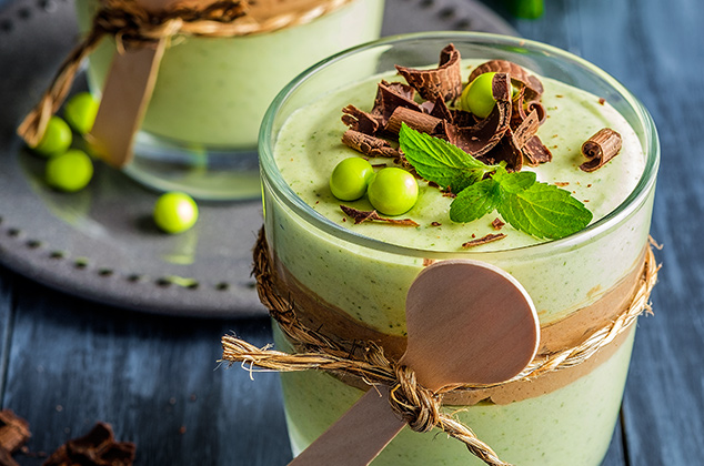 Cómo hacer Mousse de chocolate y menta