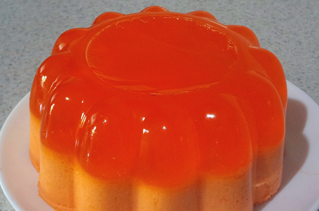 Cómo hacer gelatina de refresco de naranja con crema receta fácil y rápida