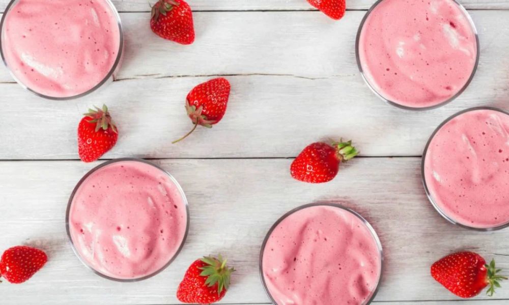 Receta de mousse de fresa y yogur