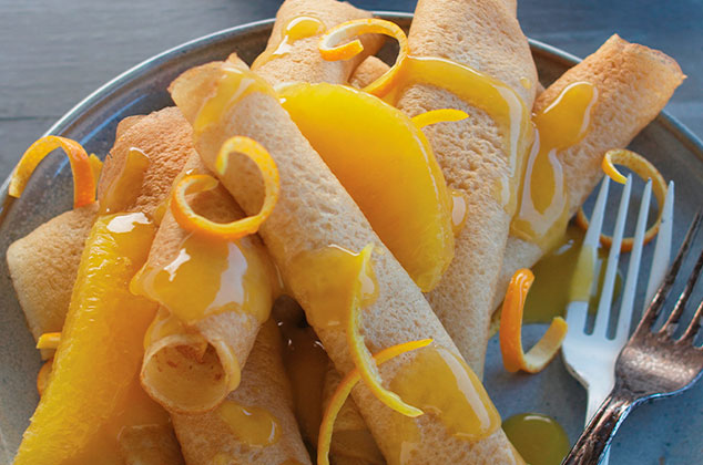 Crepas de naranja