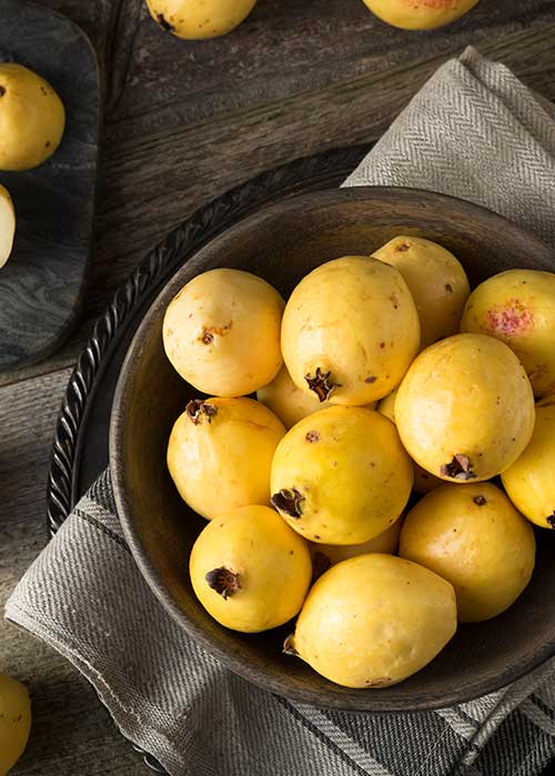 Frutas de invierno: guayaba