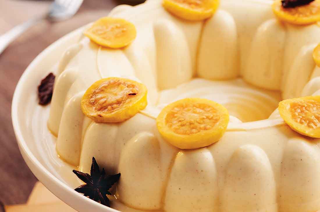 Receta nutritiva de gelatina cremosa de guayaba y canela Cocina Vital