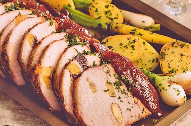 cómo hacer lomo de cerdo mechado -receta paso a paso