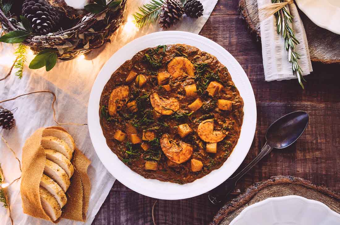 Romeritos con camarones