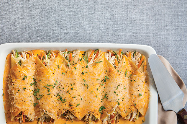 Receta de enchiladas de pavo