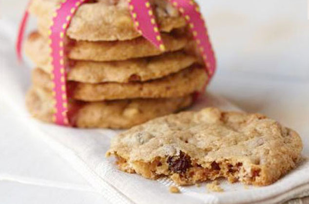 Galletas con chocolate blanco