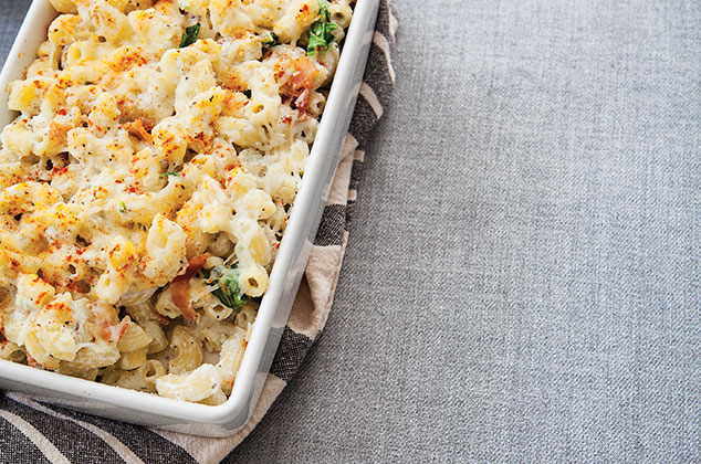 Macarrones gratinados al horno