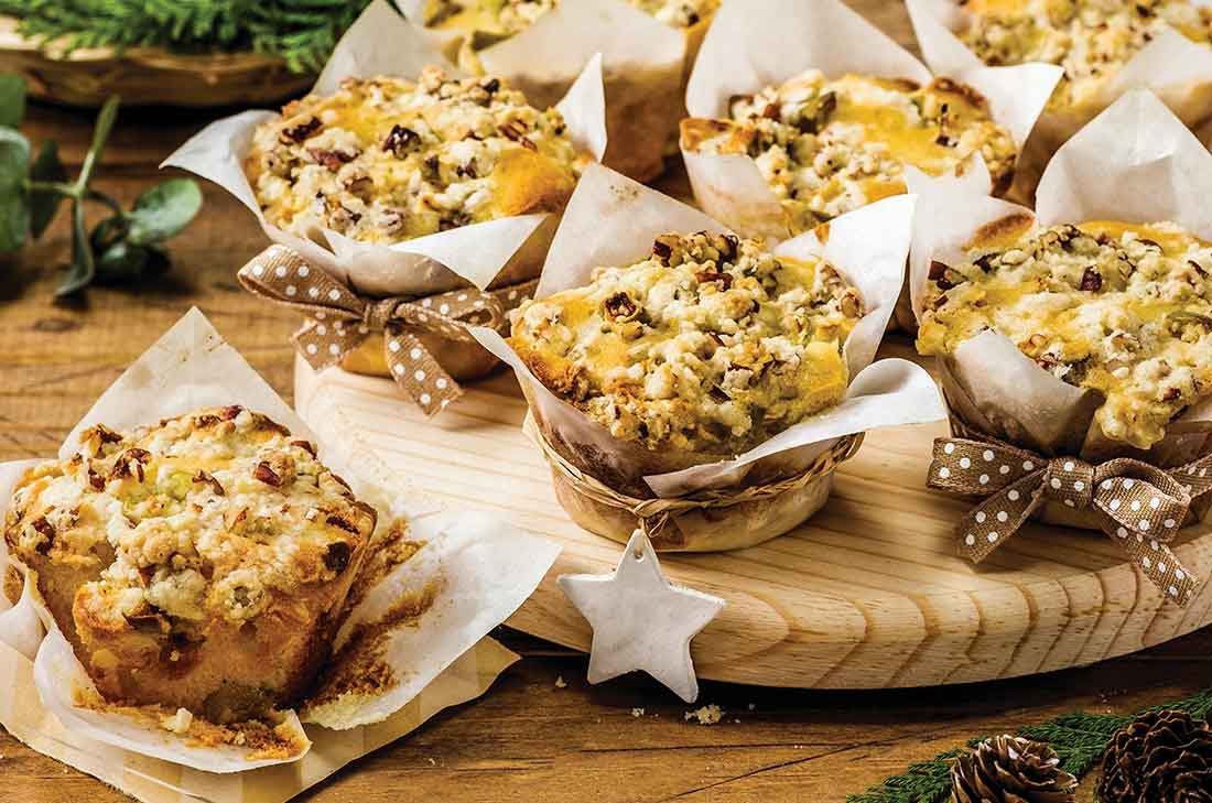 Receta de muffins de manzana y canela Recetas de navidad Cocina Vital