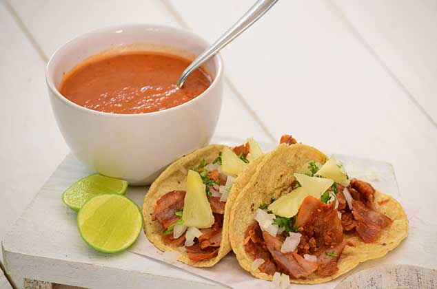 Receta de Salsa para Tacos al pastor