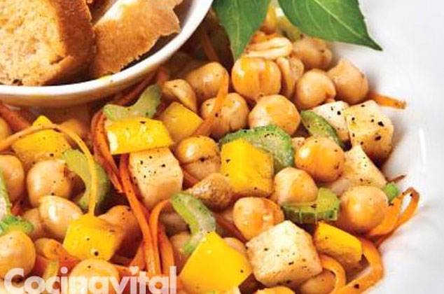 Las mejores recetas vegetarianas: Salteado de garbanzos