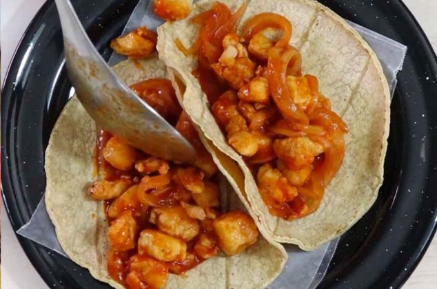 Receta de Tacos de pescado al pastor