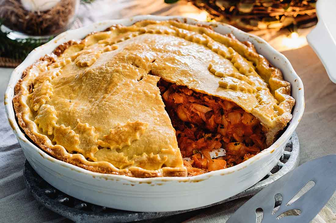 Tarta de bacalao a la vizcaína