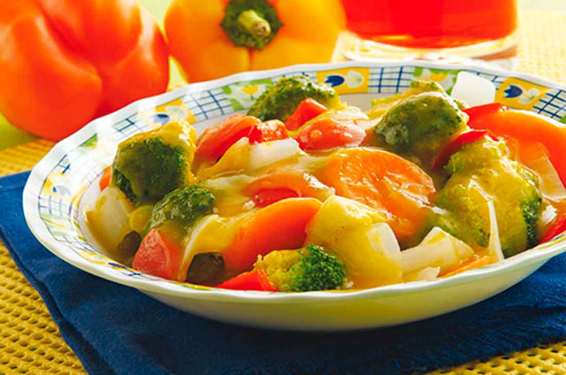 Verduras al curry