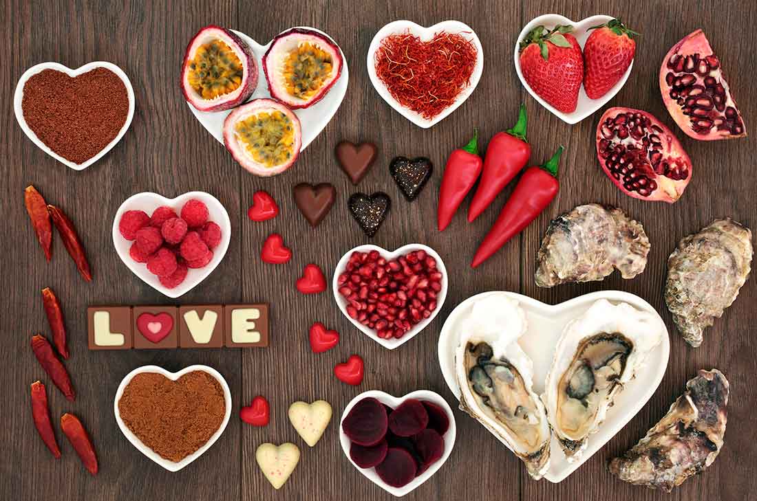 Los 14 alimentos afrodisíacos más efectivos