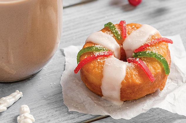 Receta de Donas azucaradas de rosca de Reyes | Donas caseras en aceite