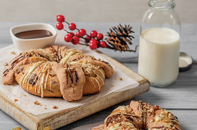 Receta de Mini rosca de Reyes de chocolate