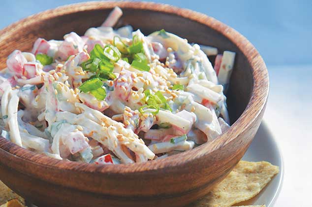 tostadas de surimi