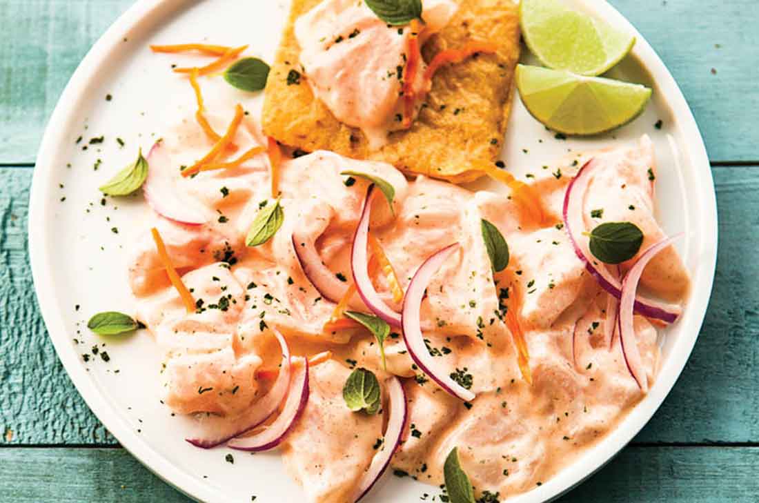 Hoy te damos la riquísima receta de ceviche cremoso de pescado. No dejes pasar la oportunidad y prepárala para cuaresma, es deliciosa.