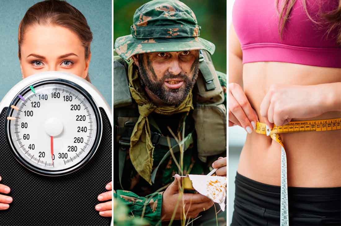 La dieta militar, adelgaza hasta 4 kg en 3 días