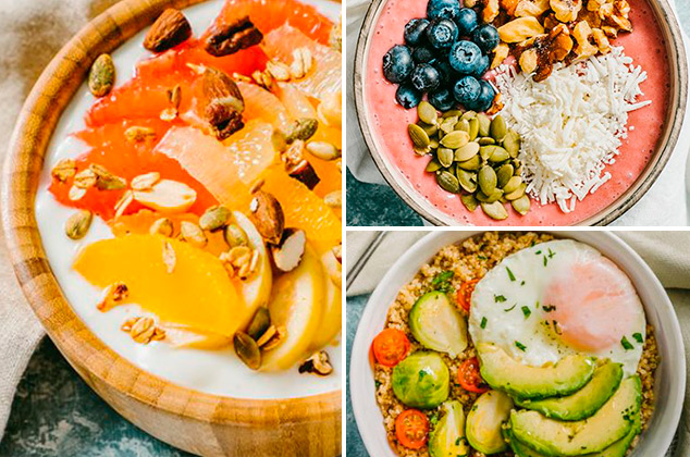 4 recetas de Smoothie bowls para un desayuno saludable