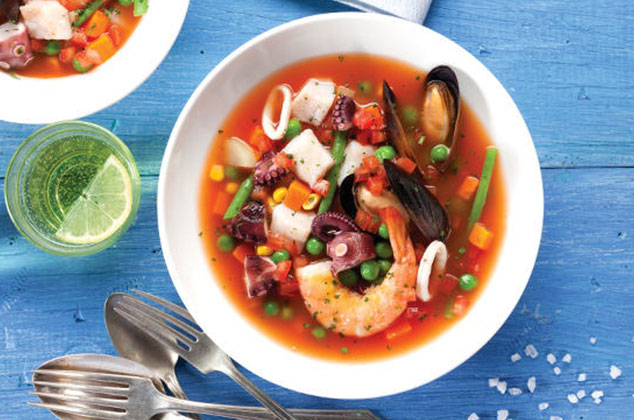 Sopa de mariscos