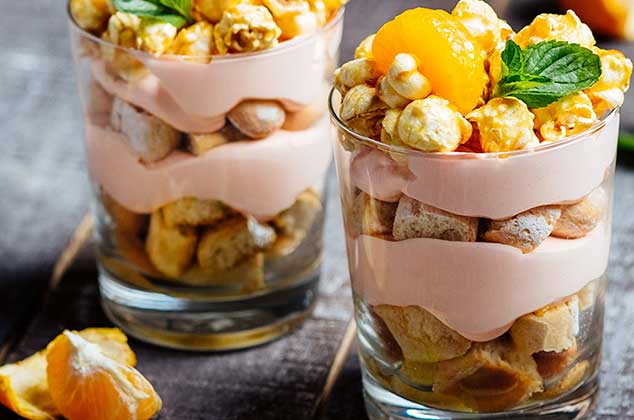 3. Tiramisú de mandarina