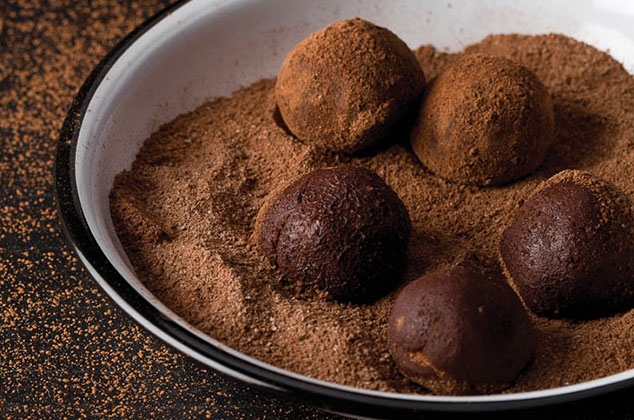 Trufas de chocolate de metate | Receta