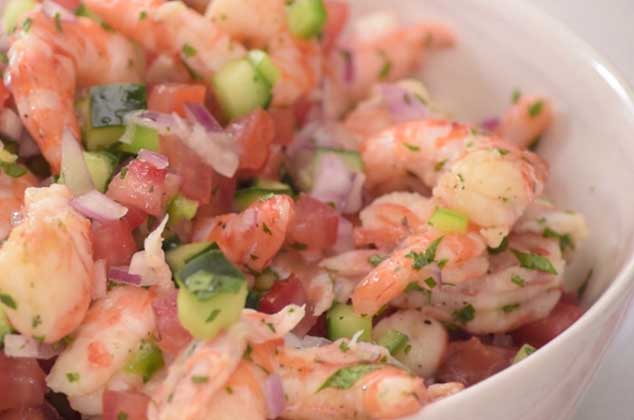 Ceviche de camarón