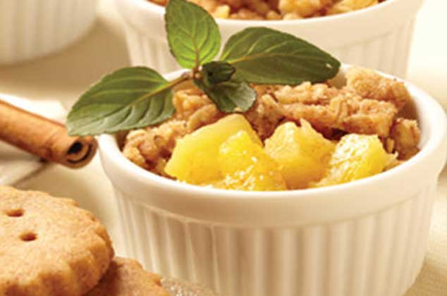 Crumble con piña