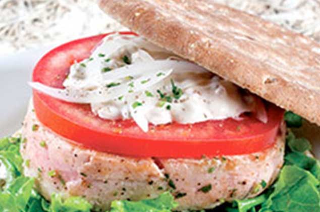Hamburguesa de atún | Receta