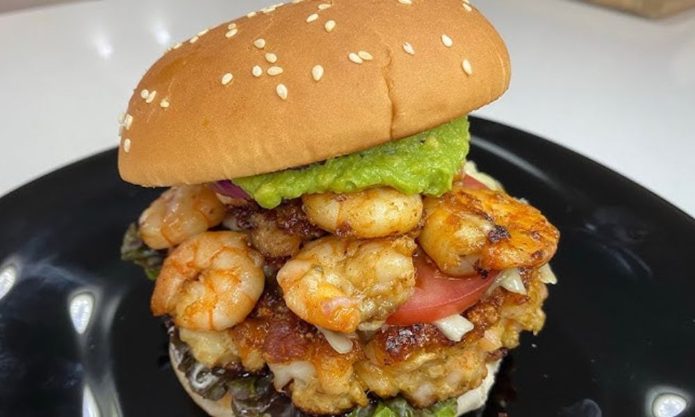 Receta de hamburguesa de camarón