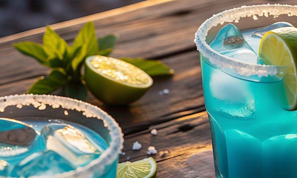 Receta de margarita azul